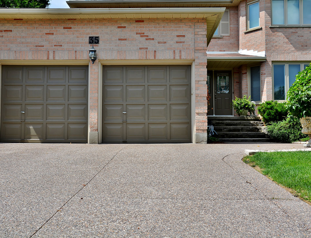 Concrete driveway project