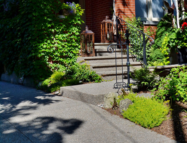 Residential front steps