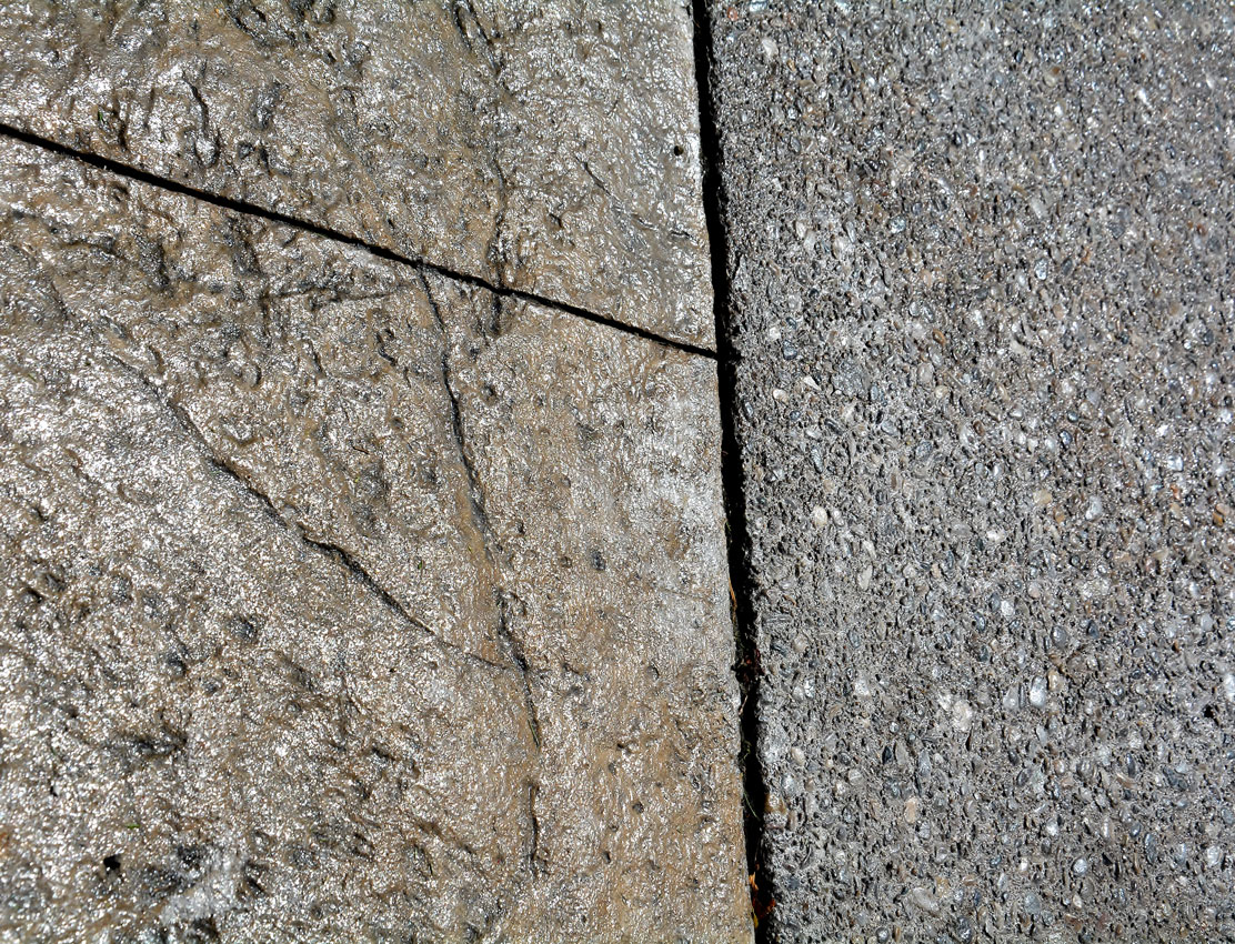 Stamped texture finish